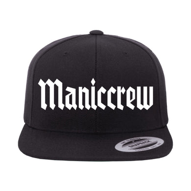 Maniccrew Snapback Hat - Black