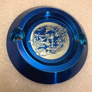 Icon Logo - Transparent Candy Blue Milwaukee Eight Points Cover